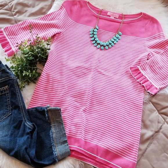 Lilly Pulitzer Sweaters - • Lilly Pulitzer • Pink & White Sweater